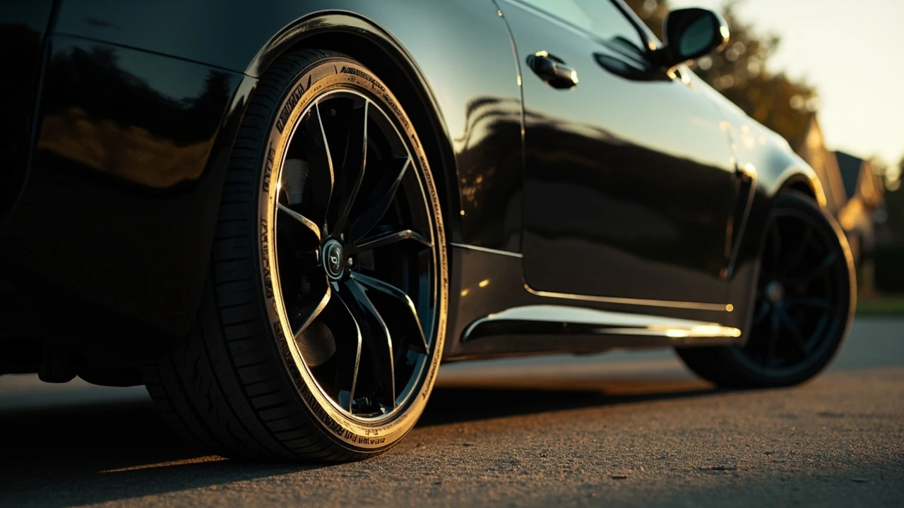 Toyo Proxes ST III tire on a passenger car wheel